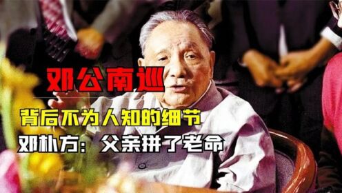 1992年邓公南巡讲话,背后不为人知的细节,邓朴方:父亲拼了老命_高清1080P在线观看平台_腾讯视频