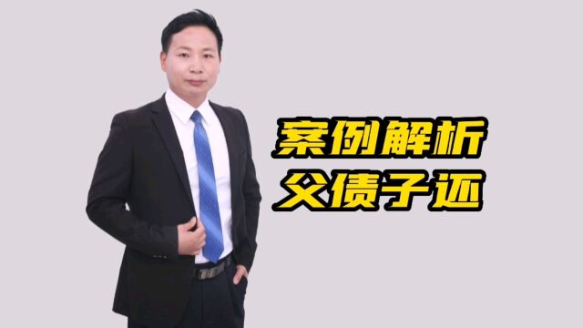 案例解析~父债子还