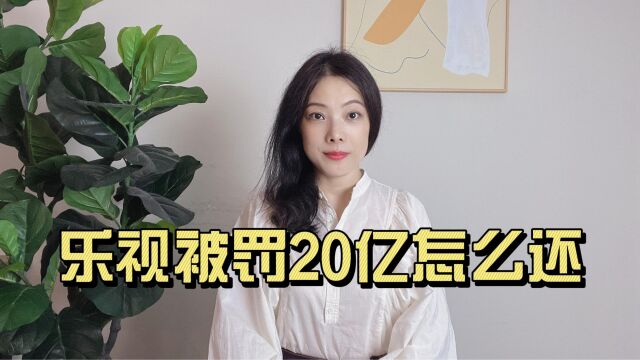 乐视网被判赔偿20亿 还得起吗?