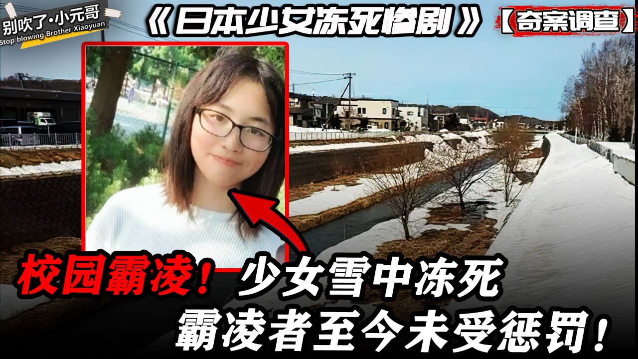 日本少女离家出走，38天后发现冻死雪中，生前曾遭受多人校园霸凌_高清