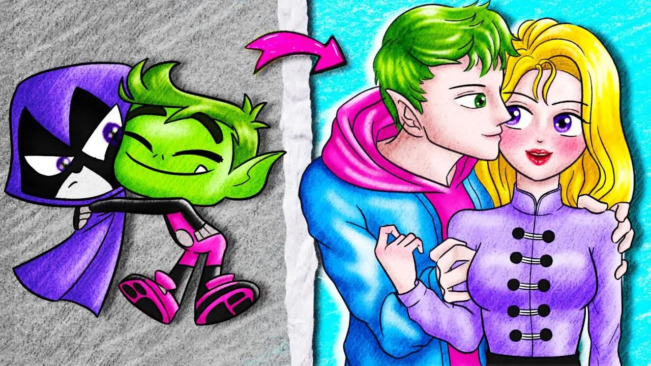 定格动画:帮乌鸦和野兽小子换造型,最后国王会同意他们在一起吗