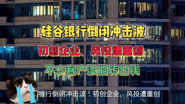 硅谷银行倒闭冲击波:初创企业、风投遭重创,不少客户没能转出钱