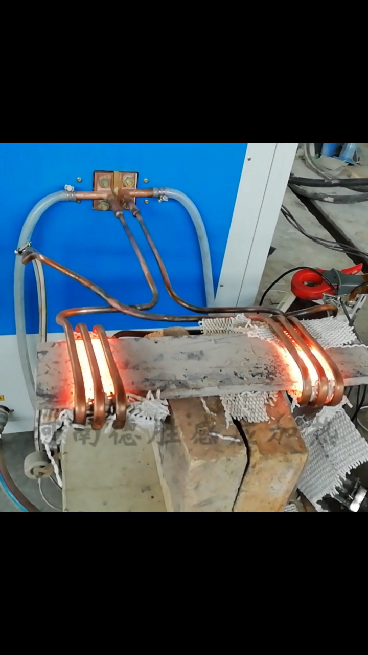 钢板中频感应加热炉 铁板高频加热 钢板局部加热设备 扁钢电磁加热