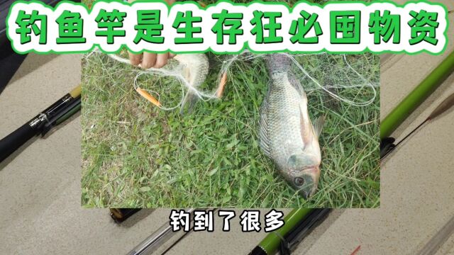 钓鱼竿是生存狂必囤物资