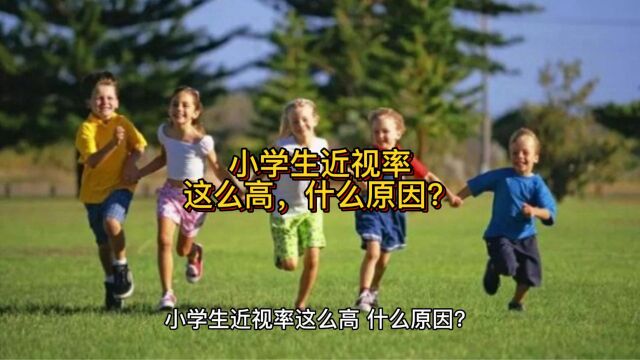 小学生近视率这么高,什么原因?