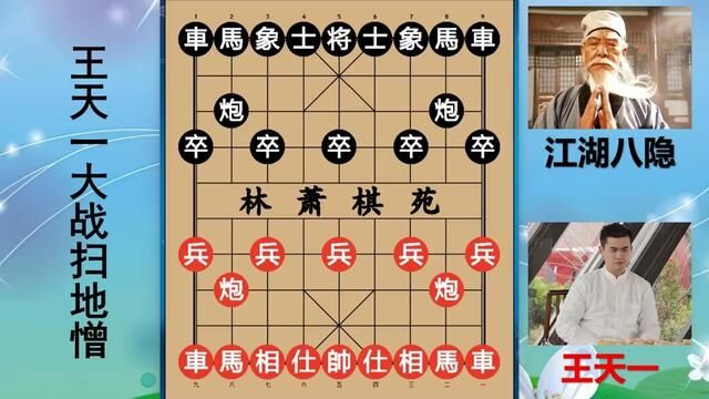 扫地憎VS王天一,全局20回合竟10步拱卒,颠覆棋理超越人类思维? #王天一 #江湖八隐 #党晓阳