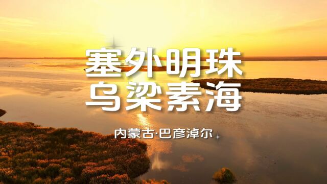 青山绿水看内蒙古|巴彦淖尔:塞外明珠 乌梁素海  (拍摄:范泊辰)