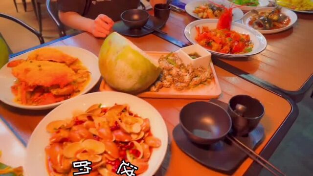 三亚美食三亚海棠区上九天“揽月”,下海棠吃海鲜(二)