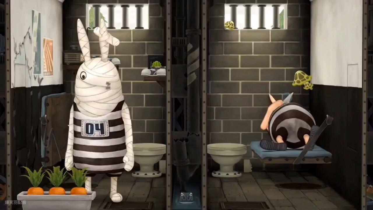 搞笑配音:越狱兔前传之大哥养胡萝卜,小蛤蟆登场