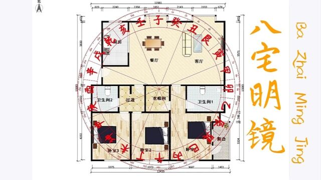 说:八宅明镜 2.6集(三元命诀计算法)卷上