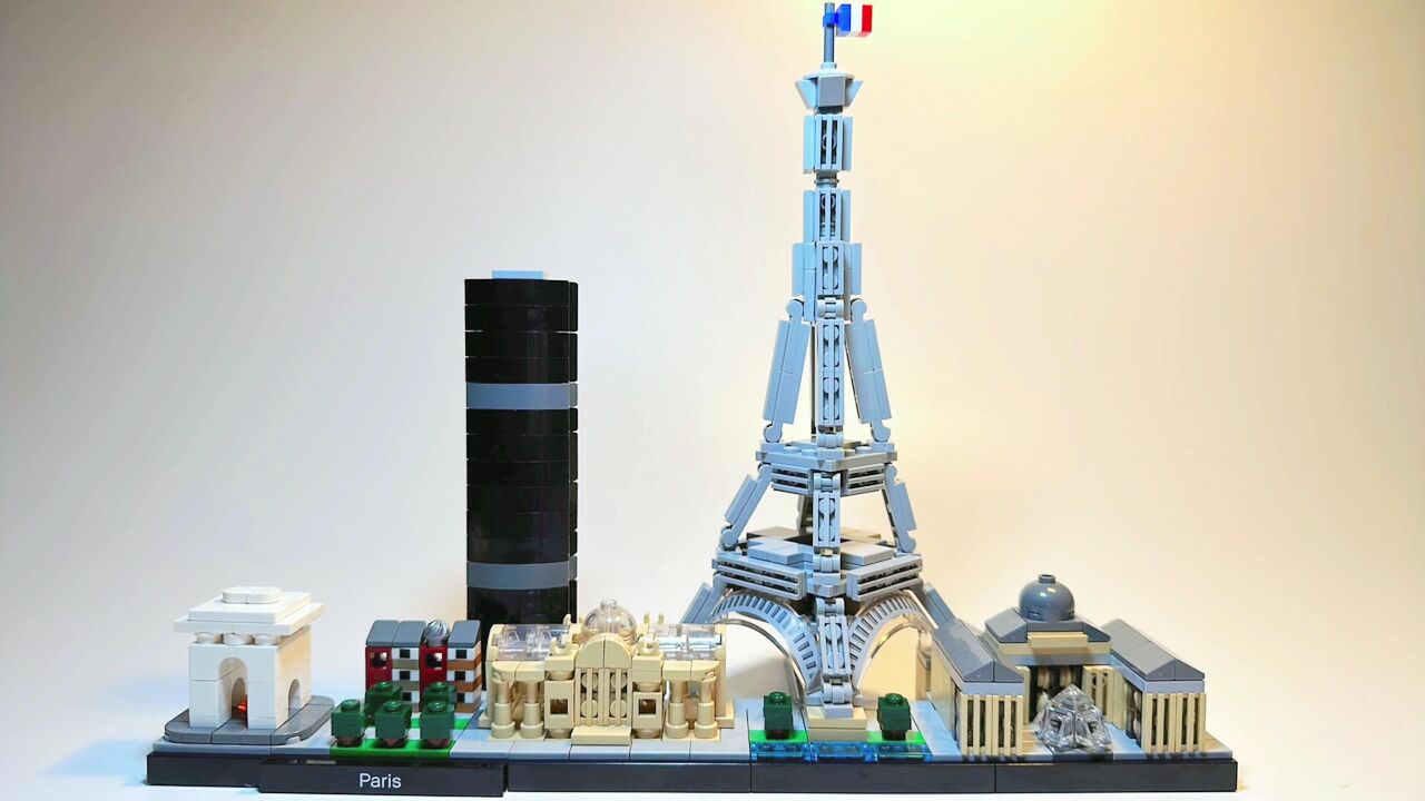巴黎 天际线 乐高21044开箱拼搭 乐高定格动画 解压