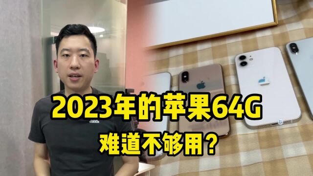 都2023年了,苹果iPhone的64G内存,难道不够用了?