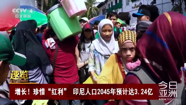 珍惜“红利” 印尼人口2045年预计达3.24亿