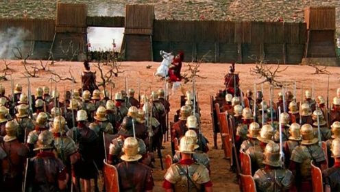 50年代的巨制史诗电影，罗马军团征服边境野蛮人，值得收藏