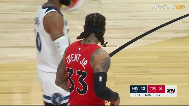 2023/24赛季NBA常规赛：森林狼 VS 猛龙 全场回放
