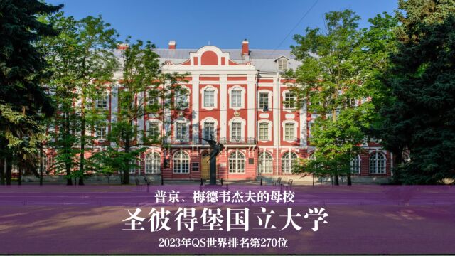 留学高校推荐:圣彼得堡国立大学