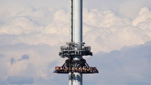 欧洲最高自由落体跳楼机，高达116米，落地仅需3秒