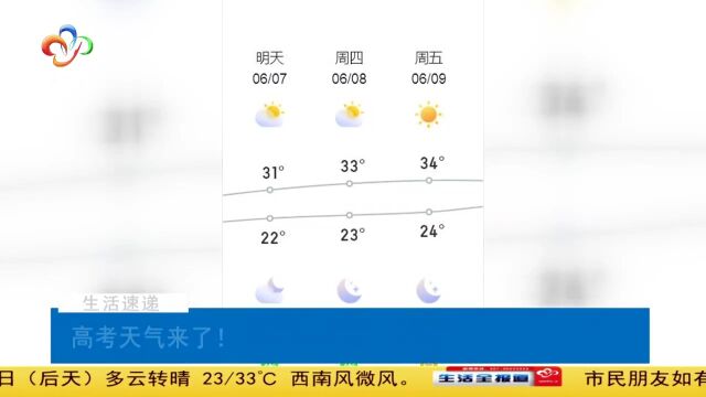 高考天气来了!