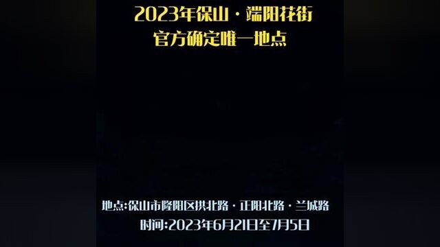 2023年保山端阳花街官方唯一确定来了,今年花街不见不散#保山#端阳花市 #端午节 #保山美食 #保山同城