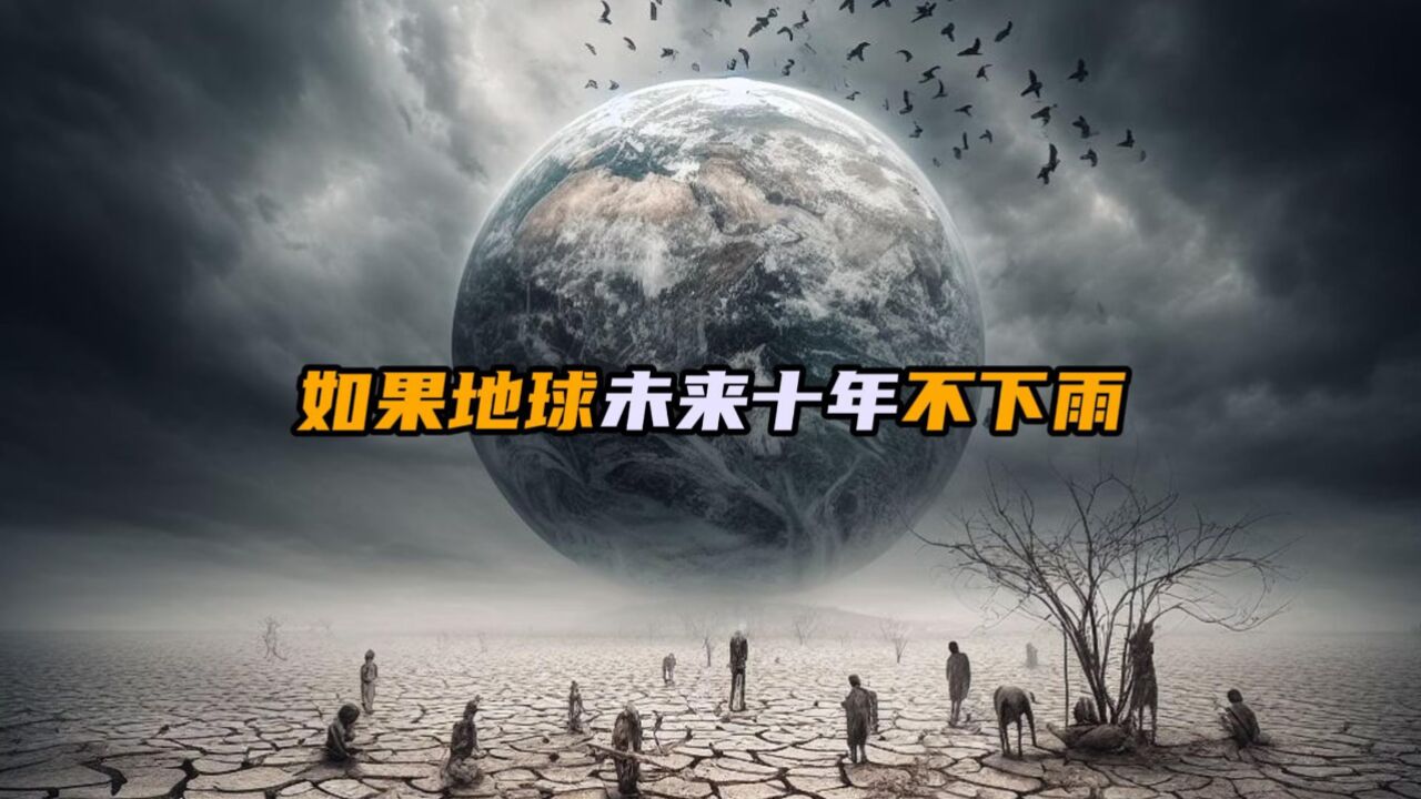 如果地球未来十年不下雨,人类能支撑多久,地球的命运又将如何