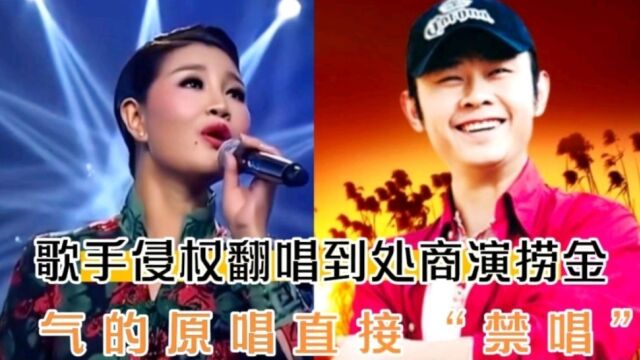 歌手侵权翻唱到处商演捞金,气的原唱直接“禁唱”,网友:过分了