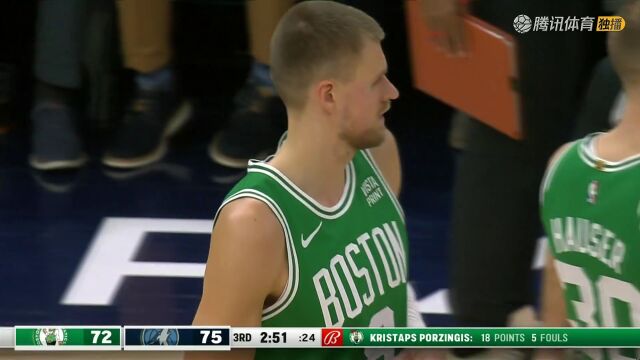 2023/24赛季NBA常规赛：凯尔特人 VS 森林狼 全场回放