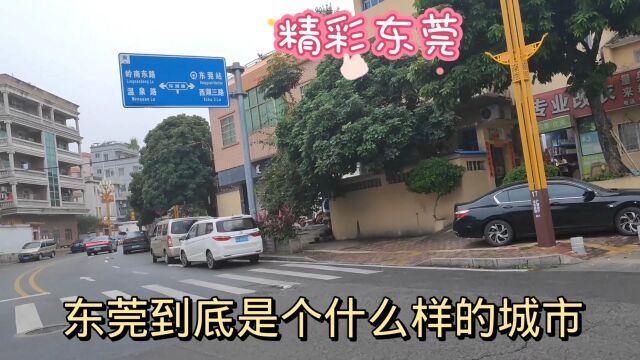 东莞市石龙镇实拍,一个镇比很多地级市都厉害,算农村还是城市