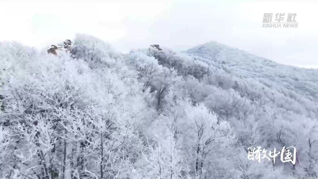 瞰中国|河北青龙:祖山雪景美如画