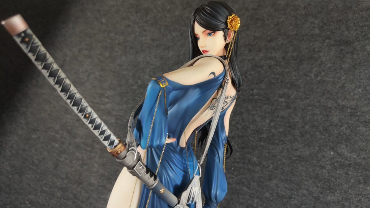 肤白貌美大长腿!starexva studio bgs系列 刀姬1/4 雕像