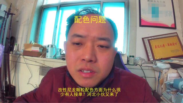 改性尼龙颗粒配色方面为什么很少有人接单?河北小伙又来了