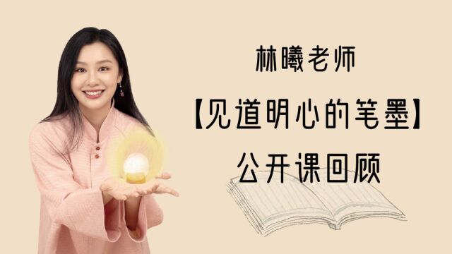 林曦老师《见道明心的笔墨》公开课