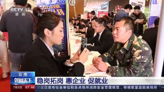 云南通过企业稳岗拓岗 促进高校毕业生就业