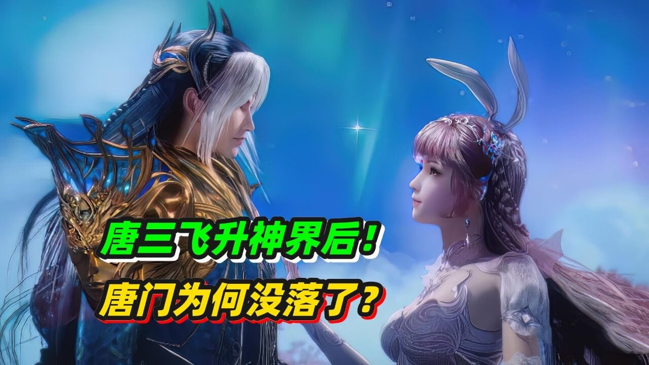 斗罗大陆2绝世唐门,唐三进入神界后,唐门为何没落了?_高清1080P在线观看平台_腾讯视频