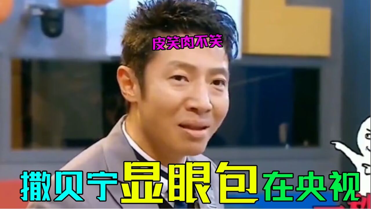 撒贝宁就是央视显眼包,皮笑肉不笑太好笑,凡尔赛第一名
