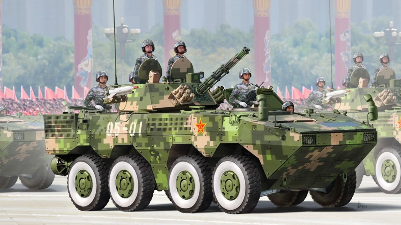 zbl13式轮式步兵战车图片