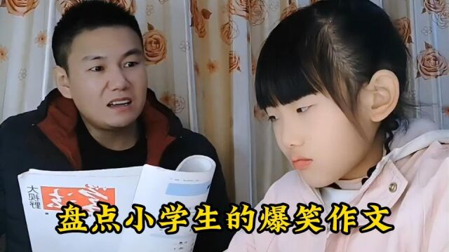 盘点小学生的爆笑作文,汉语果然是世界上最复杂的语言