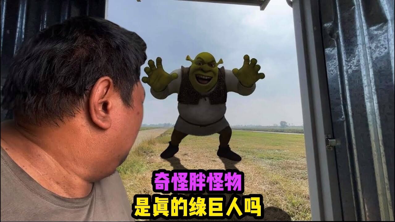 王奶奶说后山来了一个奇怪的怪物,我直接去找,一个变异胖怪物