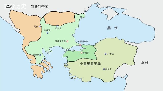 横跨亚欧非三大洲的大帝国,奥斯曼帝国的巅峰!领土的由来.