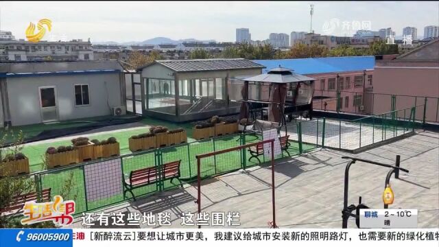 楼顶违建搭成“四合院”,又有凉亭又有花坛,居民生活受困扰