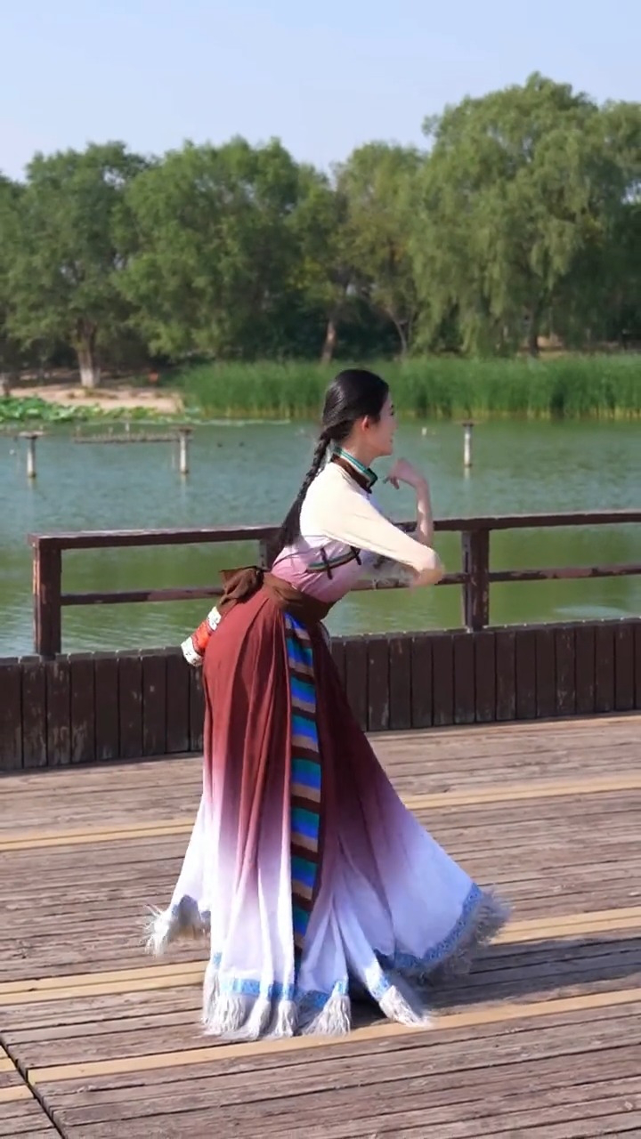 欢快的节奏舞起来#藏族舞#康定情歌#小时榜超冠赛