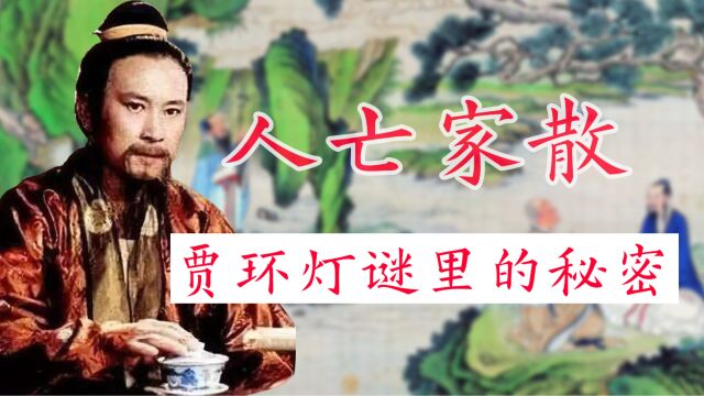 荣国府上元佳节,贾环出的灯谜,暗示了最凄惨的红楼结局