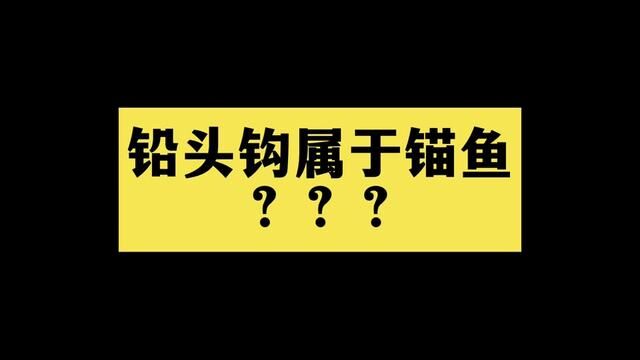 不能因为快速下称就说铅头钩是锚钩 #钓鱼 #路亚 #铅头钩