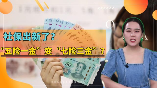 11月24日,社保出新了?“五险一金”变“七险三金”?怎么回事?