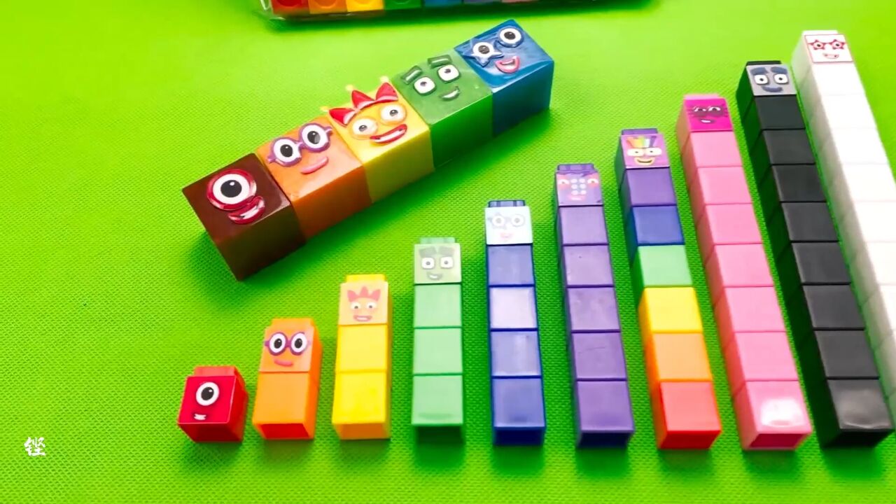 数字方块1-10的组装