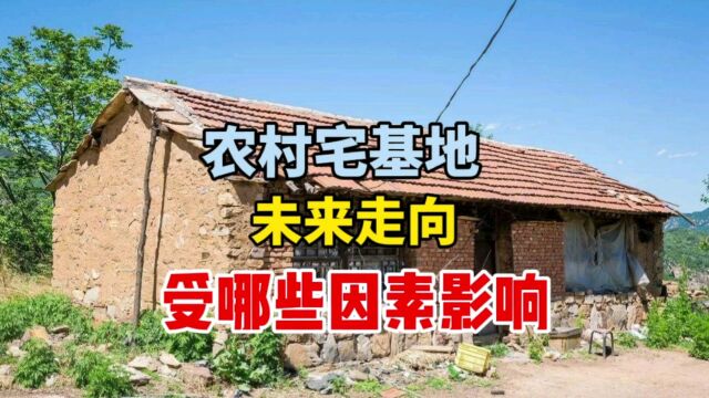 农村宅基地进入“空置”高峰,未来走向何方?受哪些因素影响?