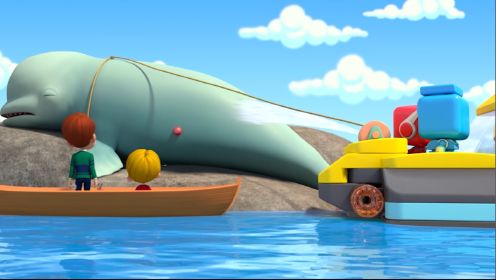 可可身气垫船帮助白鲸重返大海