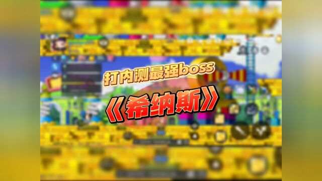 打目前最强boss《希纳斯》