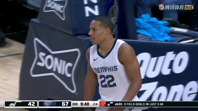 2023/24赛季NBA常规赛：爵士 VS 灰熊 全场回放