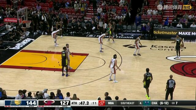 NBA常规赛：步行者vs热火中文解说全场回放