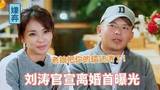 刘涛官宣离婚首曝光:接受采访时霸气言道:“老娘替他把债还了”